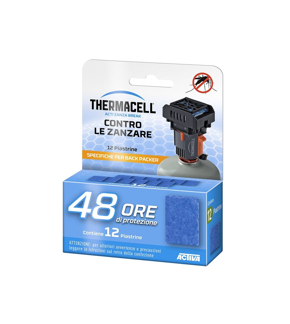 Thermacell Backpacker recharges 48 heures