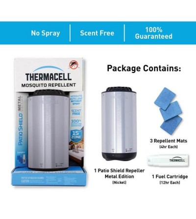 ThermaCELL Mini Halo métal – Répulsif contre les moustiques