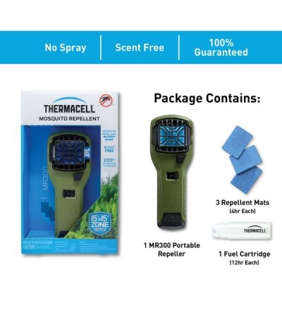 ThermaCELL Portable MR300 olive verte
